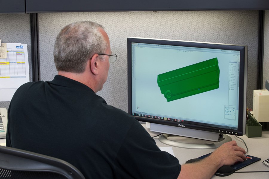 Mold design work at Wise Plastics